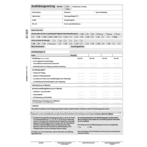 Ausbildungsvertrag - 25 Stück