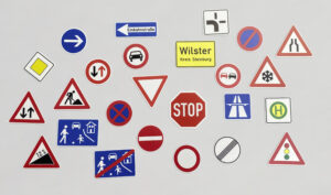 Magnet-Verkehrszeichen, 25er-Set