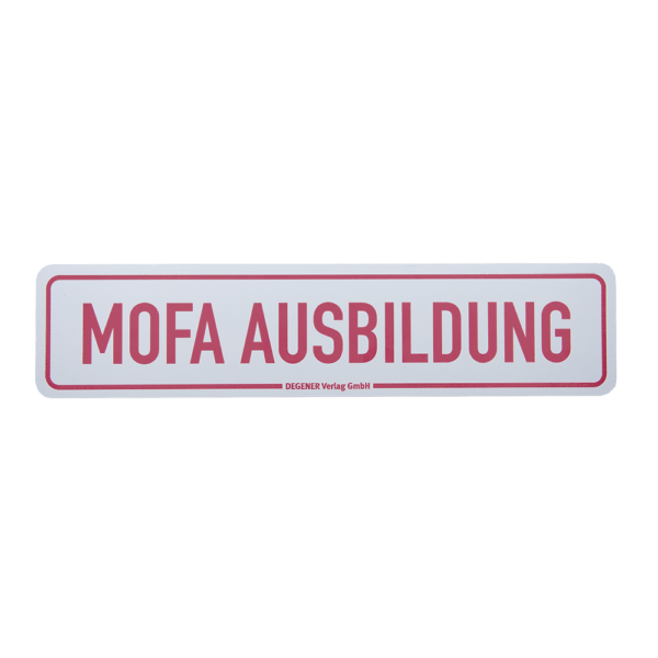 7990-Magnetschild-Mofa-Ausbildung