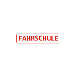 Magnetschild "FAHRSCHULE"