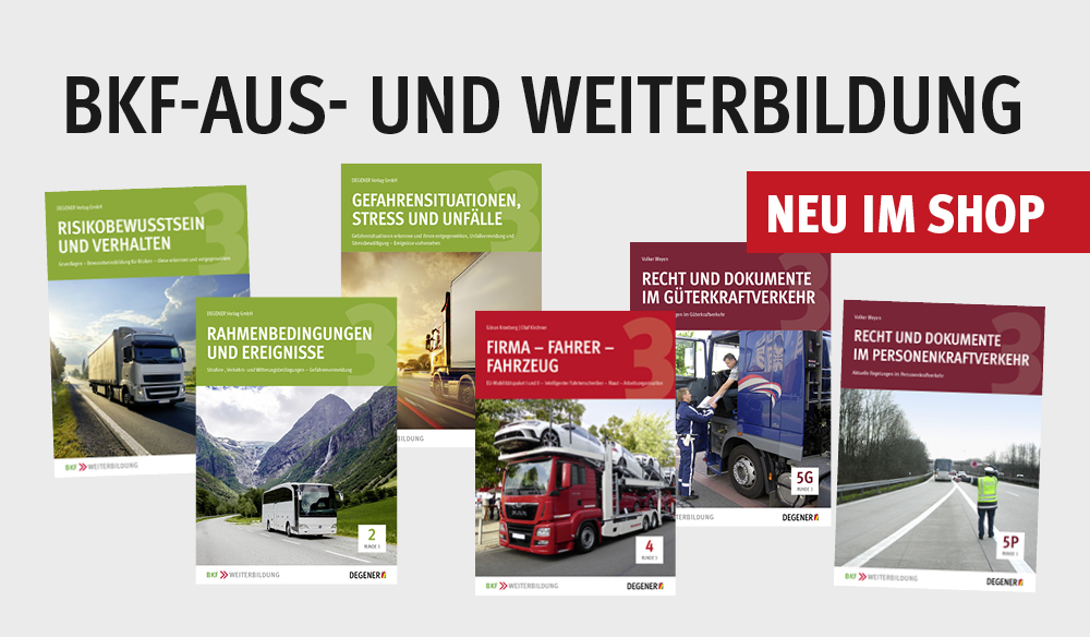 Neu im Shop: BKF-Aus- und Weiterbildung