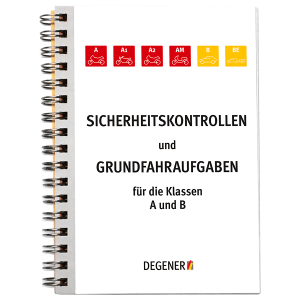 Kontrollkärtchen-Heft Klasse A und B im Pocket-Format