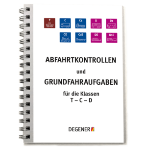 Kontrollkärtchen-Heft Klasse C, D und T im Pocket-Format